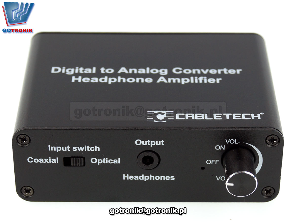 Złącze konwerter sygnału cyfrowego na analogowy z gniazdem słuchawkowym ZLA0857-3