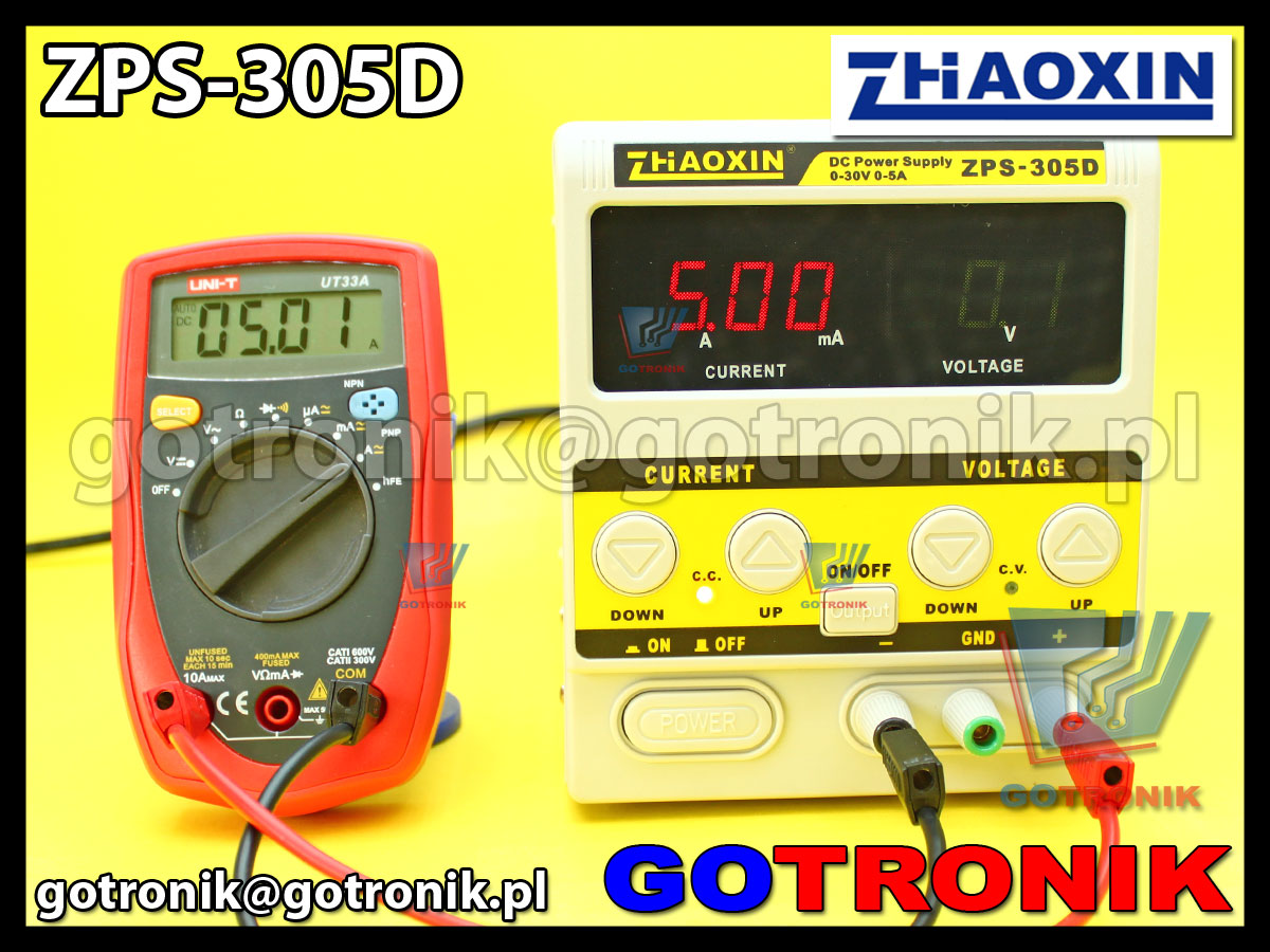 ZPS-305D ZPS305D zasilacz laboratoryjny zhaoxin 0-30V 5A regulowany 