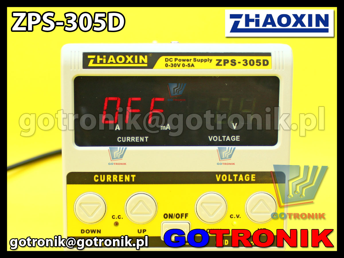 ZPS-305D ZPS305D zasilacz laboratoryjny zhaoxin 0-30V 5A regulowany 