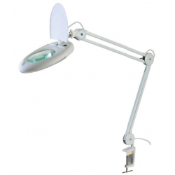 Lampa x80 LED z lupą 127mm 5D biała do blatu ZD-140A