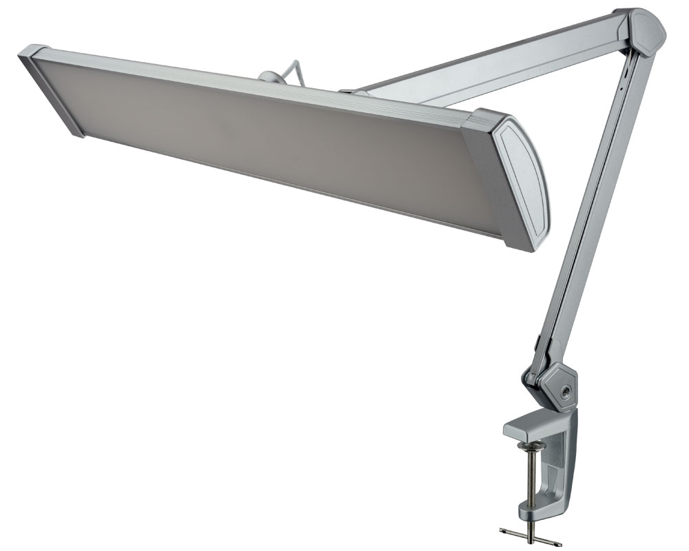 Lampa warsztatowa na ramieniu, Lampa stołowa 360 LED, Lampa biurkowa z funkcją ściemniacza, lampa kreślarska, 9506LED, 9506LED CCT-C,
