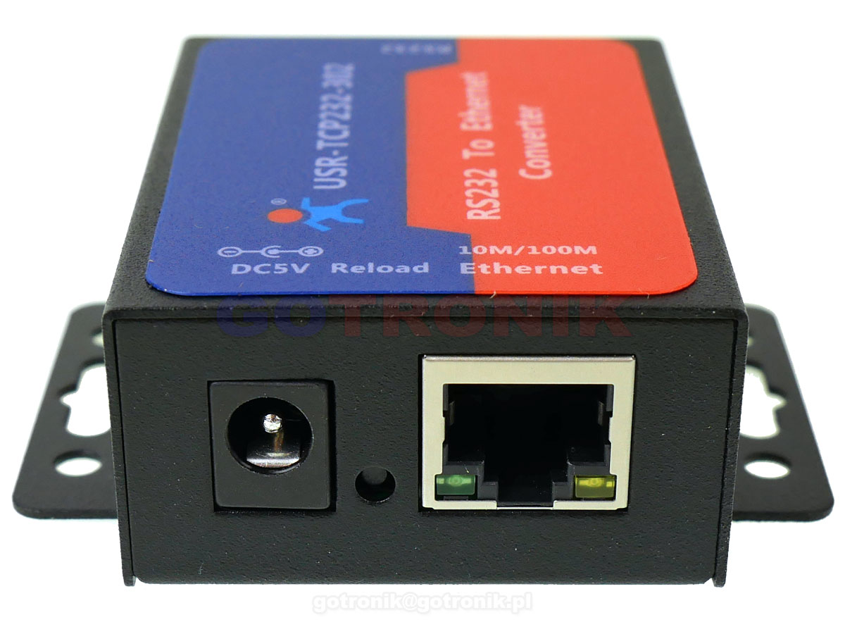 USR-TCP232-302 konwerter RS232 to Ethernet