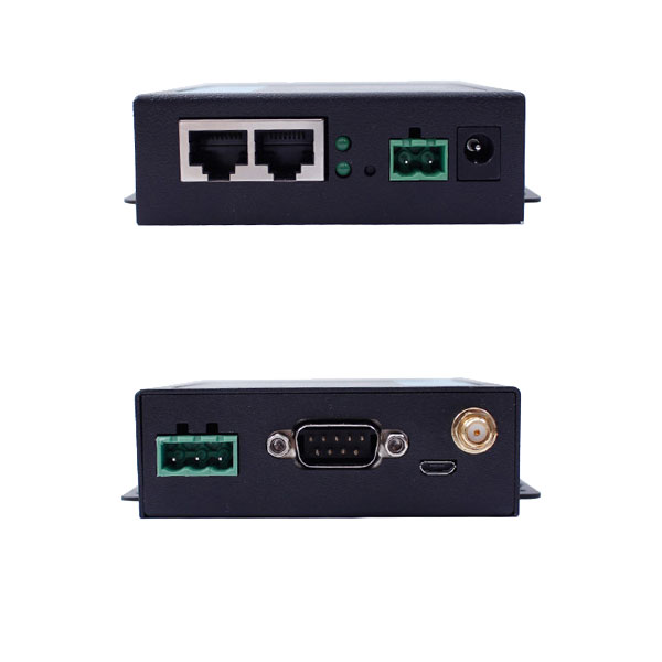 Konwerter 1-portowy WiFi na port szeregowy RS232/485. USR-W630 to przemysłowy media konwerter RS232/RS485 na WLAN/LAN w metalowej obudowie.