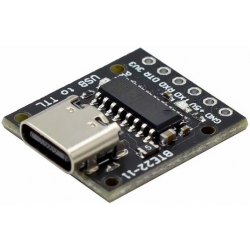 Konwerter szeregowy USB typ C na TTL UART 3,3V/5V moduł na układzie CH340E