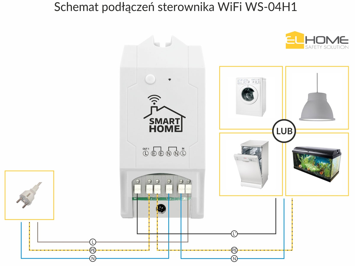 Sterownik WiFi El Home WS-04H1