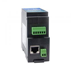 Konwerter szeregowy RS485 do Ethernet na szynę DIN 2 portowy