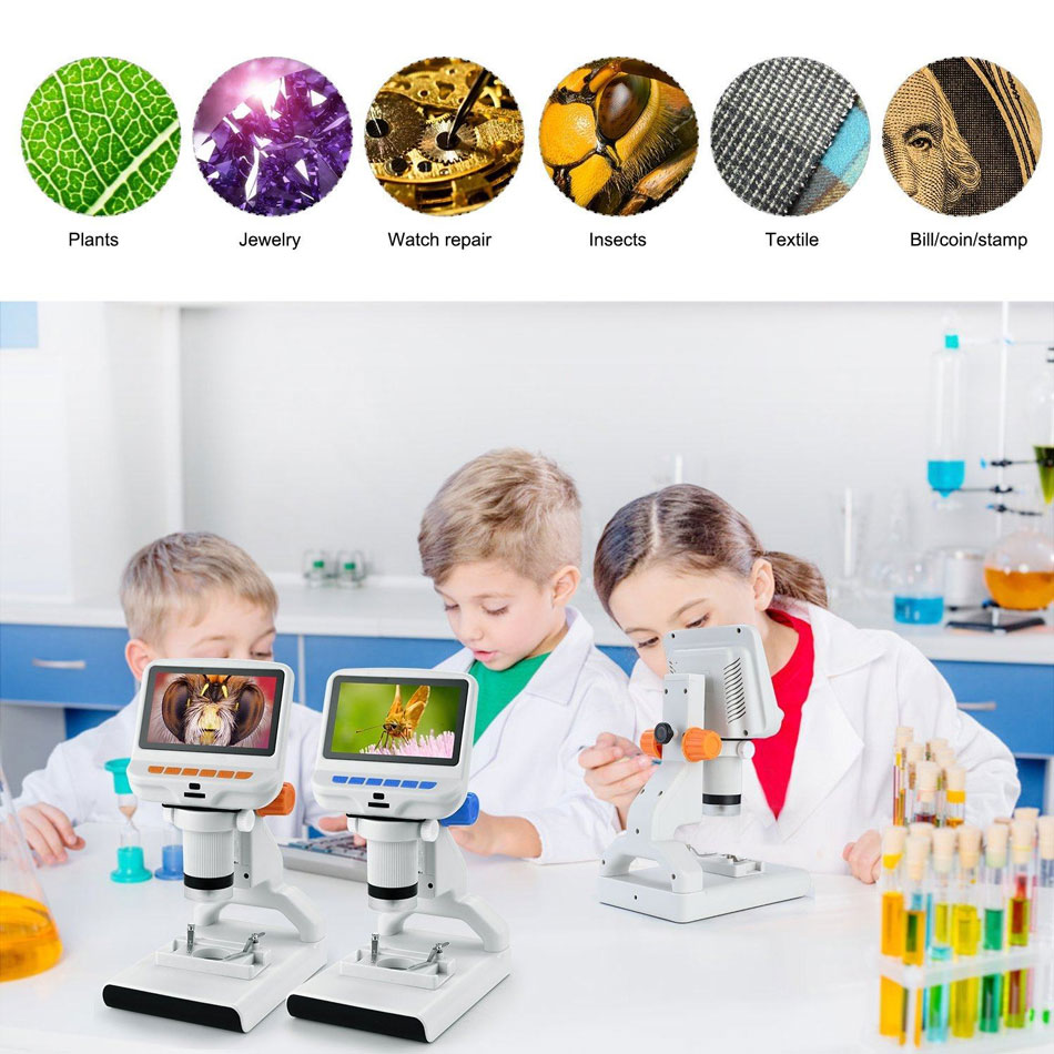 Mikroskop cyfrowy AD102 Andonstar LCD edukacyjny szkolny dla dzieci