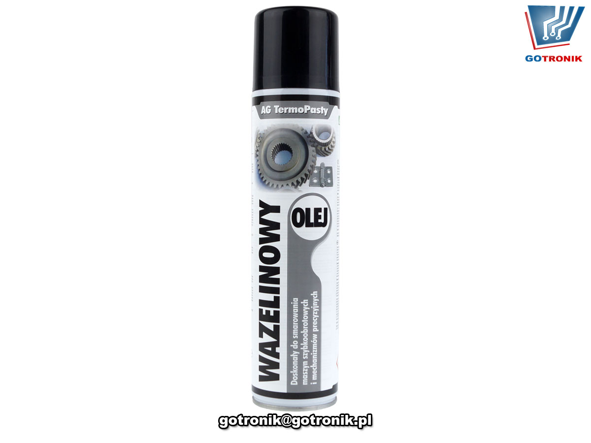 AGT-019 olej wazelinowy aerozol spray preparat do smarowania