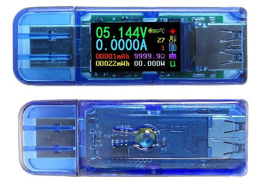 AT35 miernik USB3.0 30V 4A tester z kolorowym wyświetlaczem