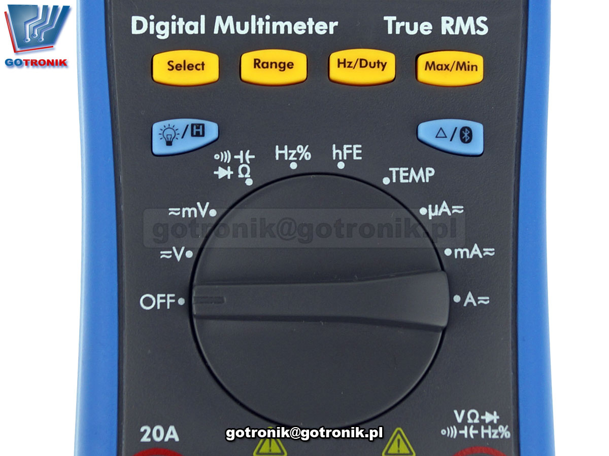 B35T+ Owon multimetr uniwersalny miernik cyfrowy LCD Bluetooth True RMS rejestrator