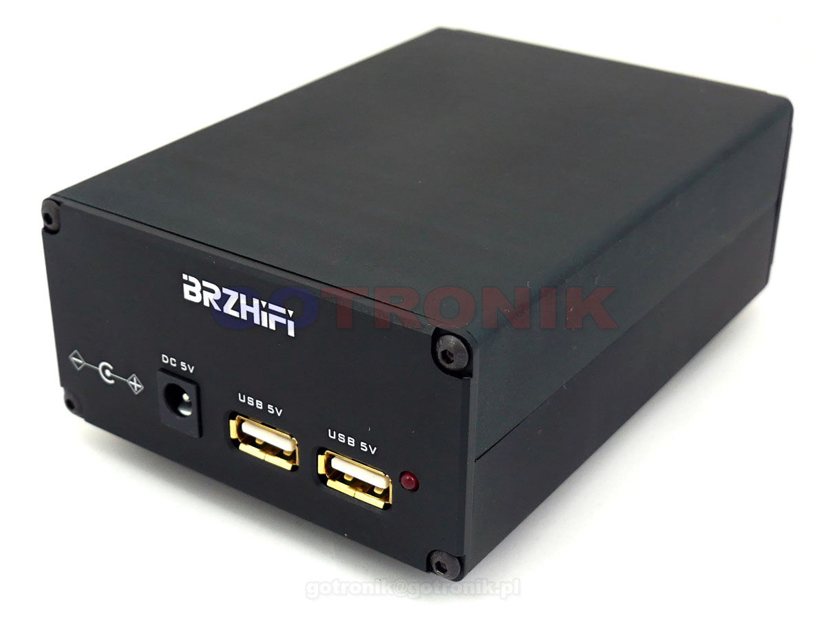 niskoszumowy zasilacz USB 5V do zastosowań audio hifi, dac, przetworników audio, wzmacniaczy słuchawkowych, brzhifi, liniowy zasilacz USB
