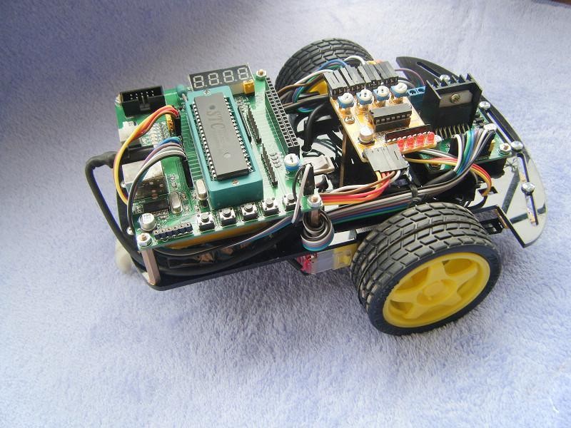 Podwozie robota 2 silniki z enkoderami - platforma mobilna 2WD BTE-166