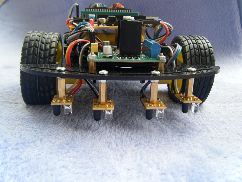 Podwozie robota 2 silniki z enkoderami - platforma mobilna 2WD BTE-166