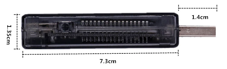 Miernik napięcia i prądu USB Keweisi KWS-V21 BTE-212