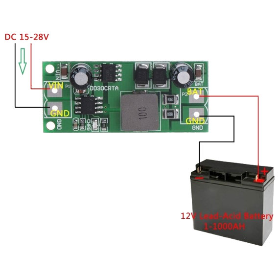 Kontroler ładowania akumulatora 12V UPS BTE-294