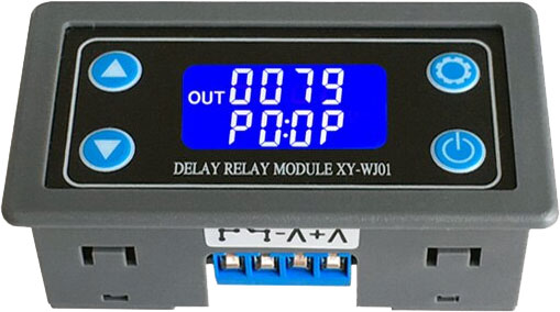 Przekaźnik z układem czasowym 1s - 9999 minut w obudowie XY-WJ01 BTE-683