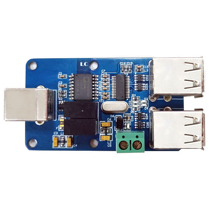 4 portowy HUB USB z izolacją galwaniczną ADUM3160 BTE-948