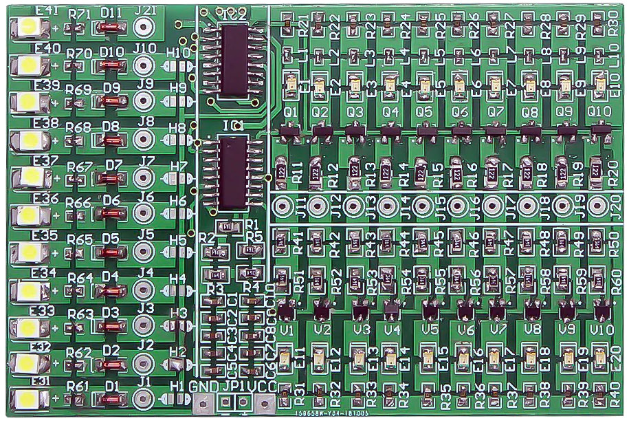 zestaw 240 sztuk elementów elektronicznych SMD + płytka drukowana PCB do nauki lutowania BTE-989