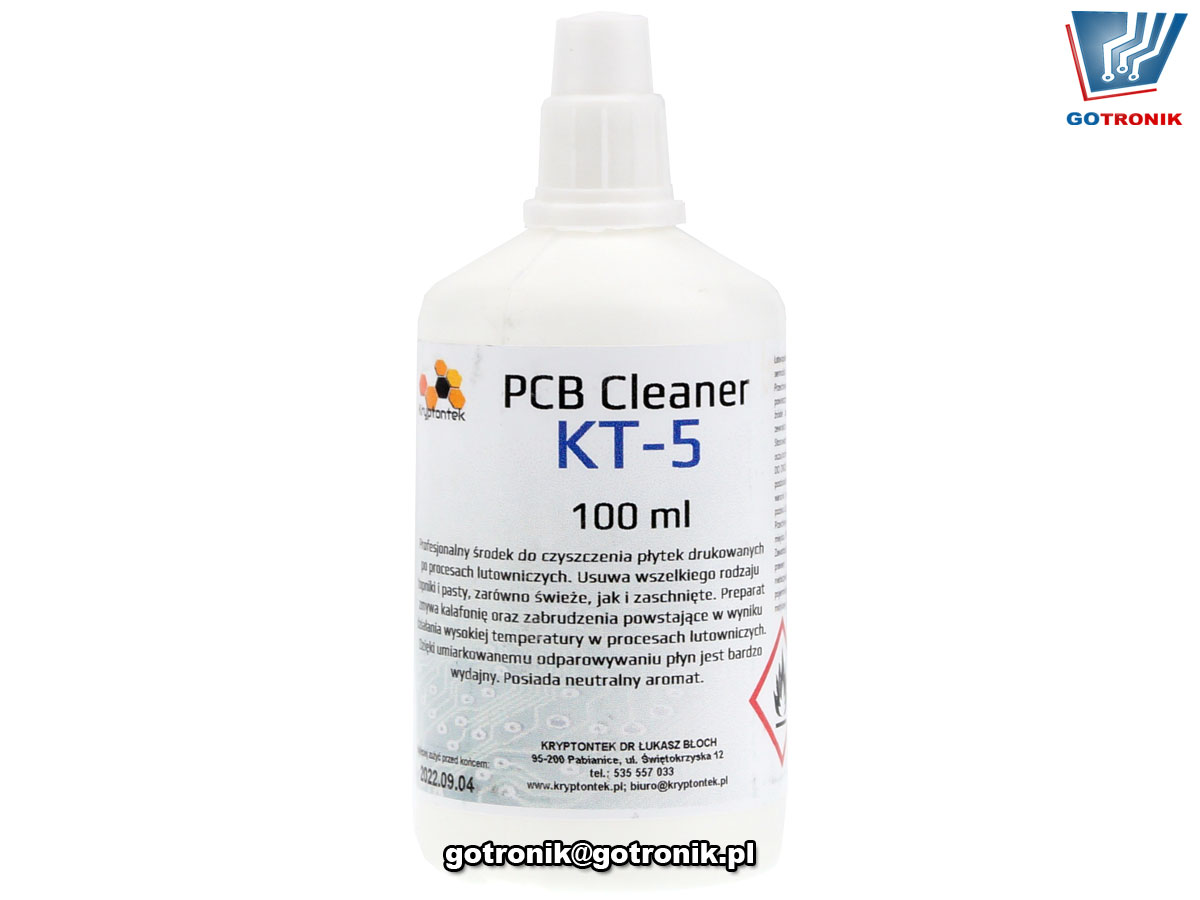 PCB Cleaner KT-5 środek do czyszczenia płytek drukowanych 100ml z zakraplaczem CHEM-023