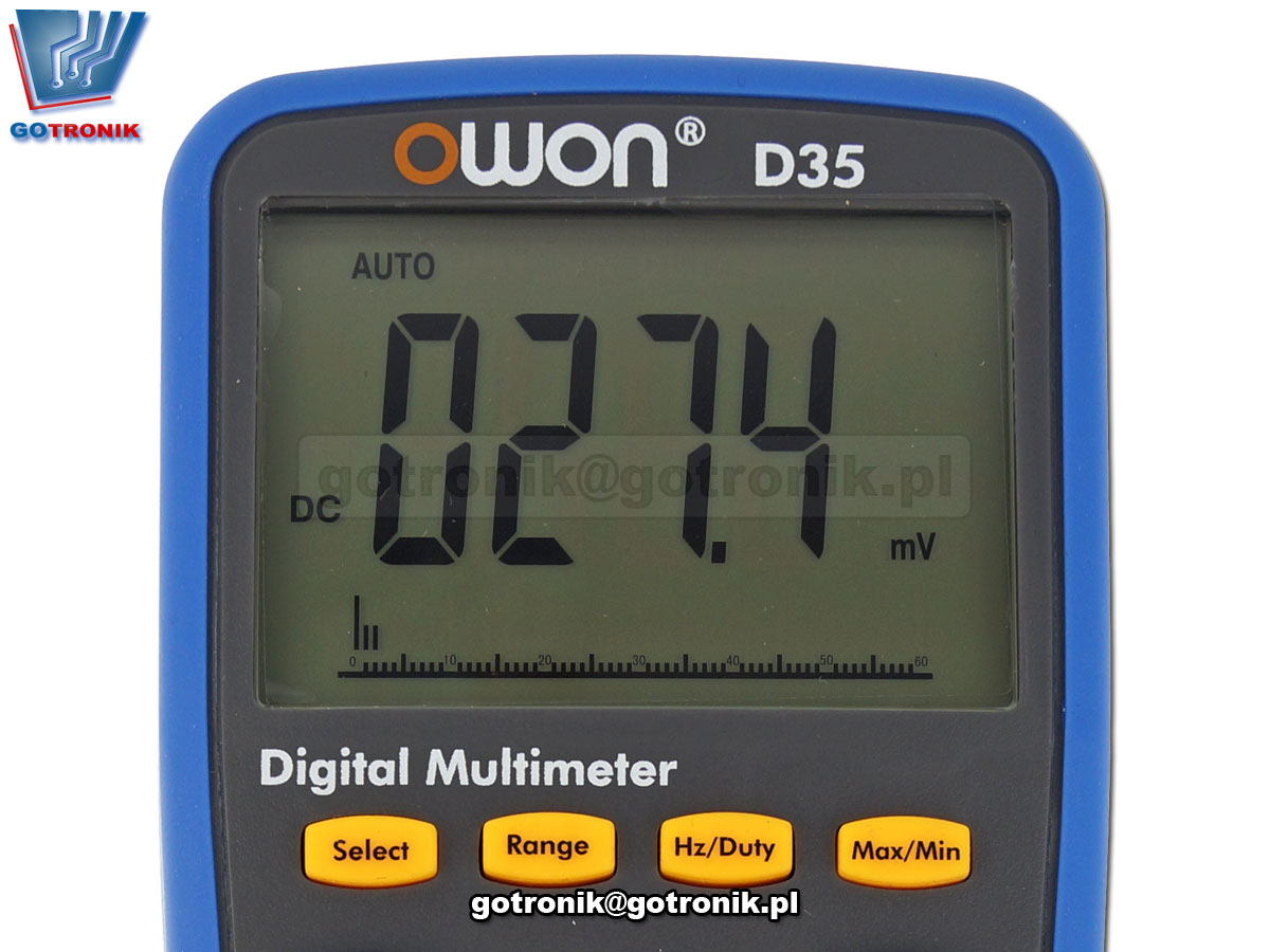 D35 Owon multimetr uniwersalny miernik cyfrowy LCD