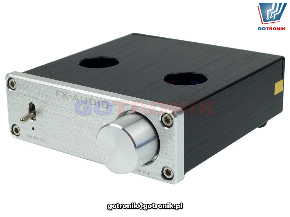Przedwzmacniacz lampowy FX-AUDIO TUBE-01 HIFI srebrny DPC-002