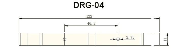 DRG-04 uchwyt mocujący na szynę DIN 35mm Z316