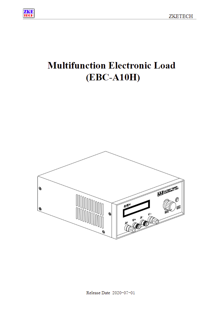 manual instrukcja obsługi ZKE EBC-A10H