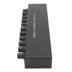 10 kanałowy wzmacniacz słuchawkowy stereo AU-HP10 + zasilacz