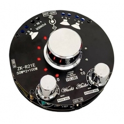 Wzmacniacz audio 2x50W +100W subwoofer Bluetooth 5.1 AUX ZK-R21E