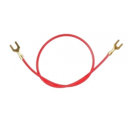 Przewód widełkowy połączeniowy do zestawów edukacyjnych czarny+czerwony