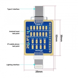 Tester napięcia portu USB-C oraz lighting iPhone adapter pomiarowy