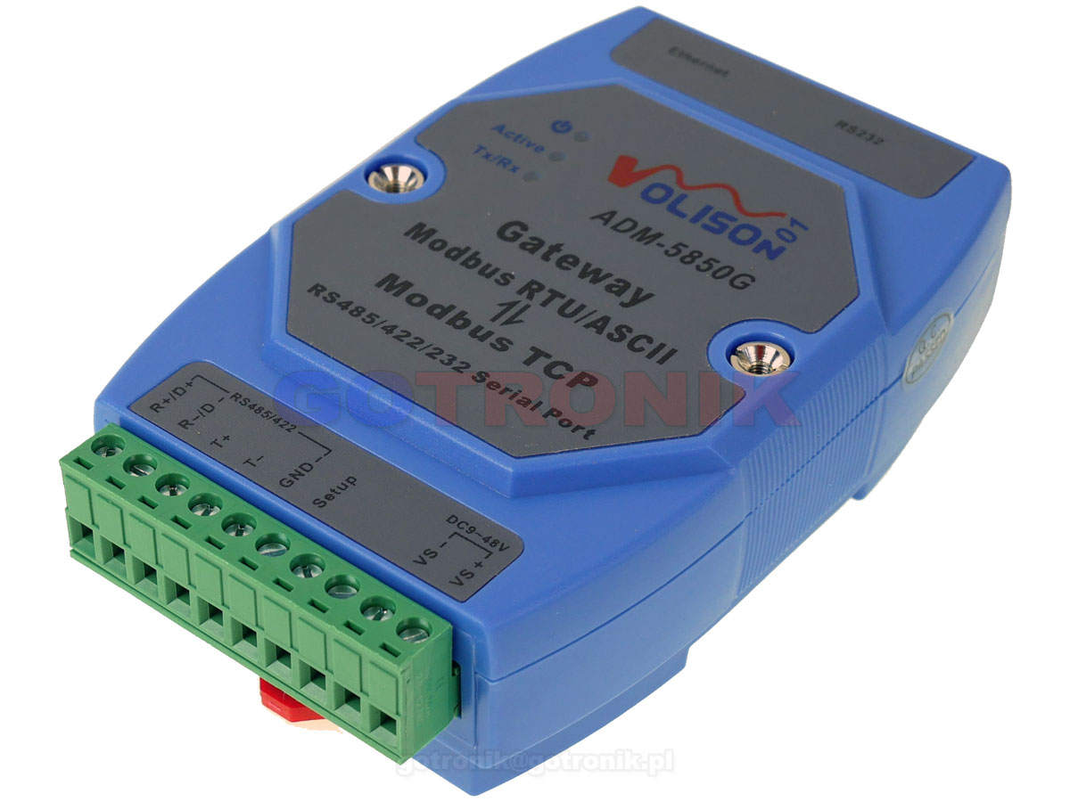 RS232 / RS422 / RS485 na Ethernet konwerter ADM-5850G ELEK-174