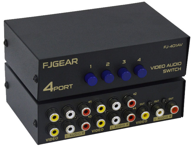 przełącznik FJ-401AV switch audio i video