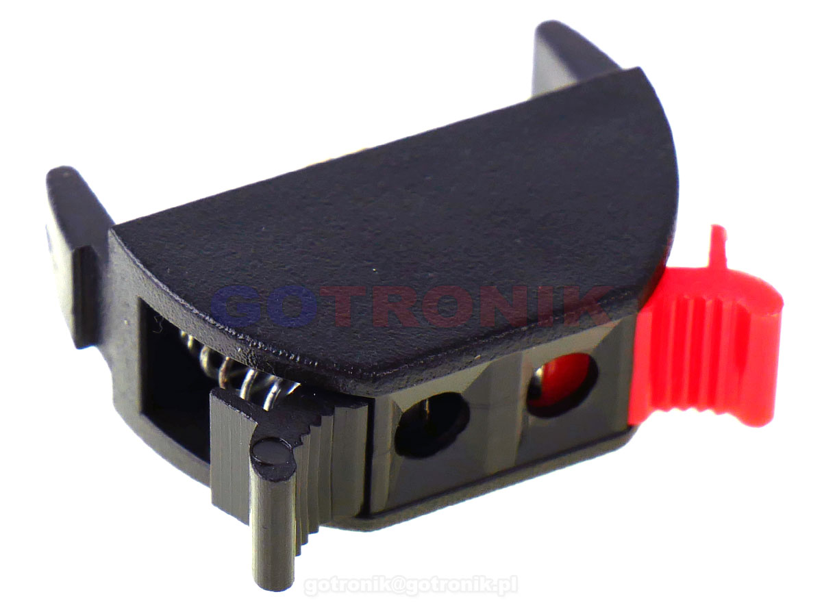 Gniazdo głośnikowe 2 pin prostokątne 12mm x 31mm GNI0244