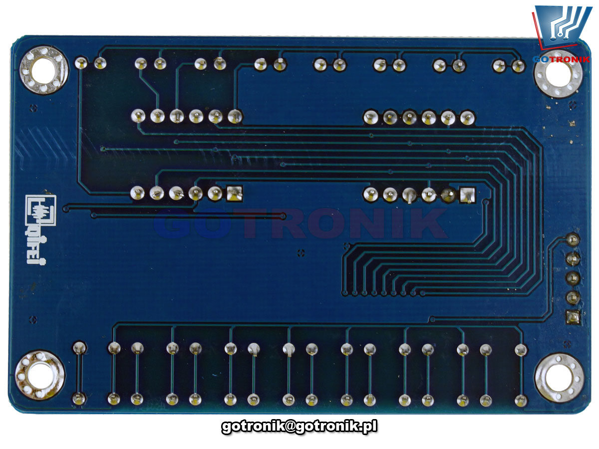 moduł wyświetlacza 7 segmentowego z diodami oraz klawiaturą z układem TM1638 8 bitów do Arduino AVR BTE-848 