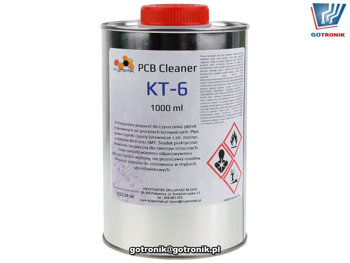 PCB Cleaner KT-6 środek do czyszczenia płytek drukowanych 1000ml w puszcze CHEM-037