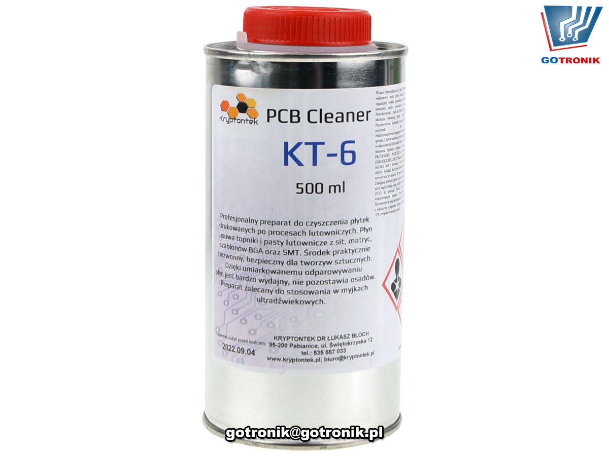 PCB Cleaner KT-6 środek do czyszczenia płytek drukowanych 500ml w puszcze CHEM-036