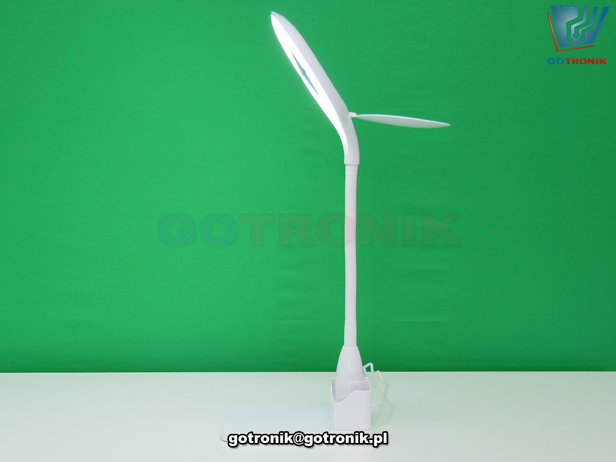 Lampa z lupą 5D 60 LED SMD biurkowa z regulacją intensywności światła LAM-037 elastyczne ramie