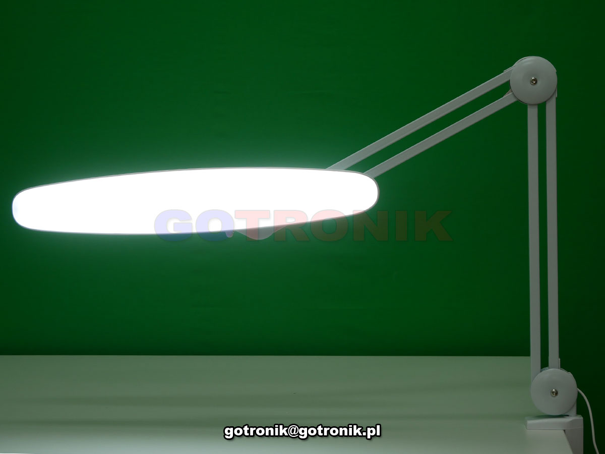 Lampa biurkowa 182 LED z funkcją ściemniania i regulacji barwy 9501LED-W LAM-052