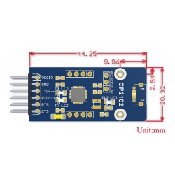 Moduł płytka UART micro USB CP2102