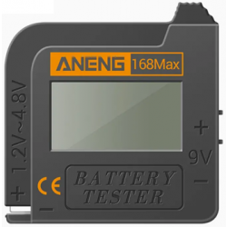 168MAX tester baterii LCD do LR20 R14 AA AAA LR44 CR2032 6F22 Aneng