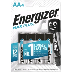 4 x Bateria alkaiczna ENERGIZER MAX PLUS LR6 AA