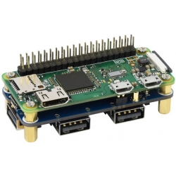 Ethernet / USB HUB HAT (B) do Rasberry Pi 4x USB 2.0 Waveshare