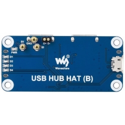 Ethernet / USB HUB HAT (B) do Rasberry Pi 4x USB 2.0 Waveshare