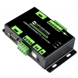 Przemysłowy izolowany konwerter Multi-Bus USB / RS232 / RS485 / TTL Waveshare