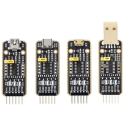 Moduł USB na UART złącza Micro/Mini/Typ-A/Typ-C szybka transmisja Waveshare