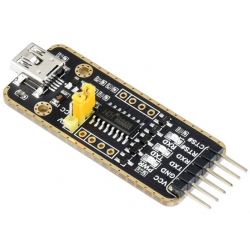 Moduł USB na UART wtyk mini USB szybka transmisja CH343 Waveshare