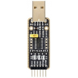 Moduł USB na UART wtyk USB-A szybka transmisja CH343 Waveshare