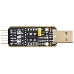 Moduł USB na UART wtyk USB-A szybka transmisja CH343 Waveshare