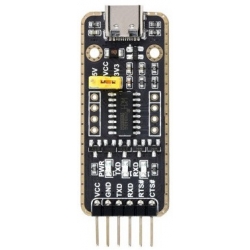 Moduł USB na UART wtyk USB-C szybka transmisja CH343 Waveshare